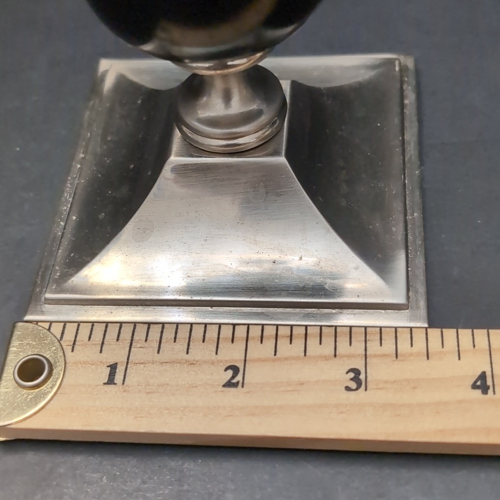 Vintage Partylite Elegant Black and Silver Candle Holder. - Picture 7 of 8